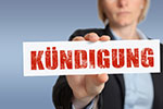 Kündigungsschild