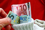 Geld im Socken