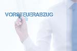 Schrift Vorsteuerabzug
